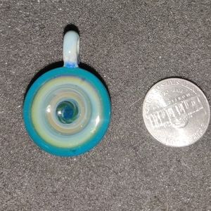 Glass vortex pendant